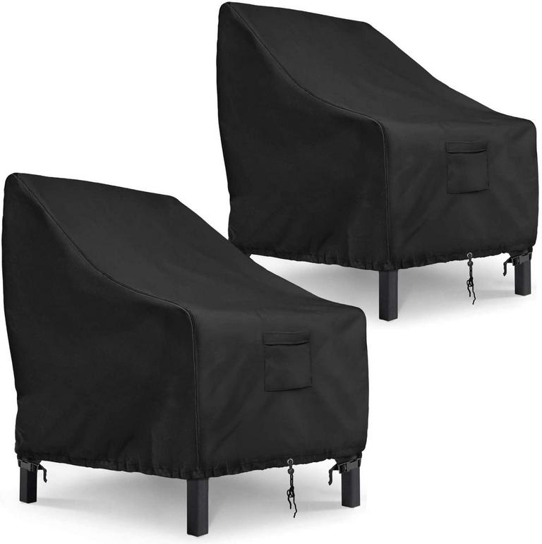 2 PATIO CHAIR COVERS 35X38