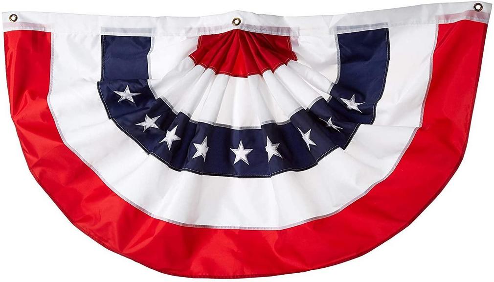 AMERICAN FLAG BUNTING, 72"X36"