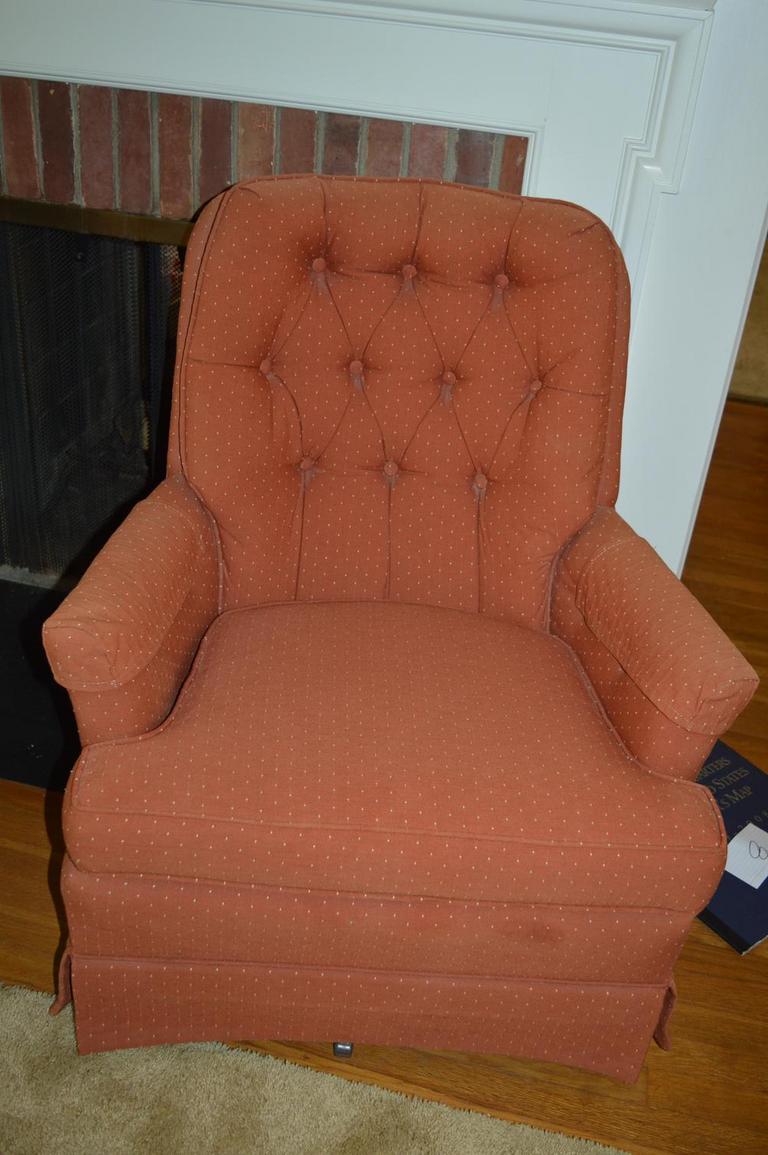 Ethan allen deals swivel chair