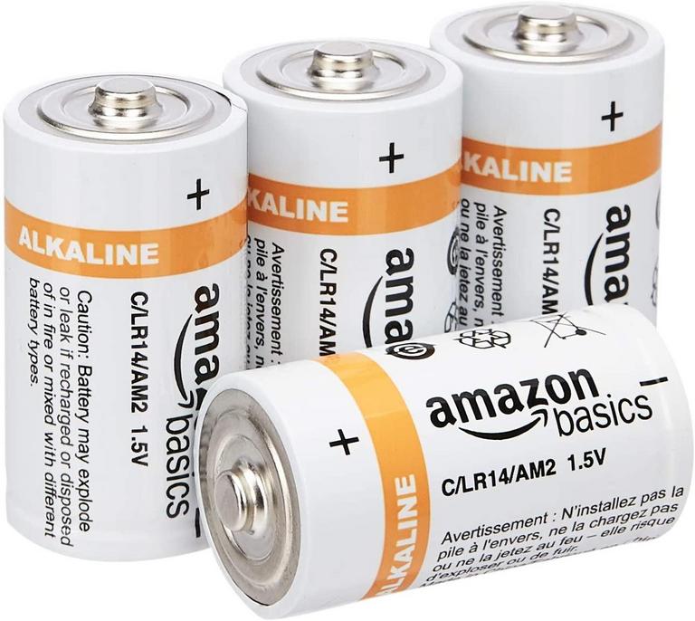 12 ALKALINE C CELL BATTERIES