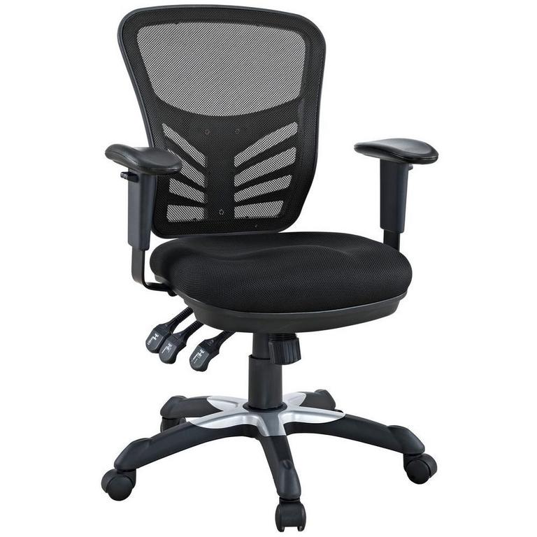 BLACK MESH OFFICE CHAIR