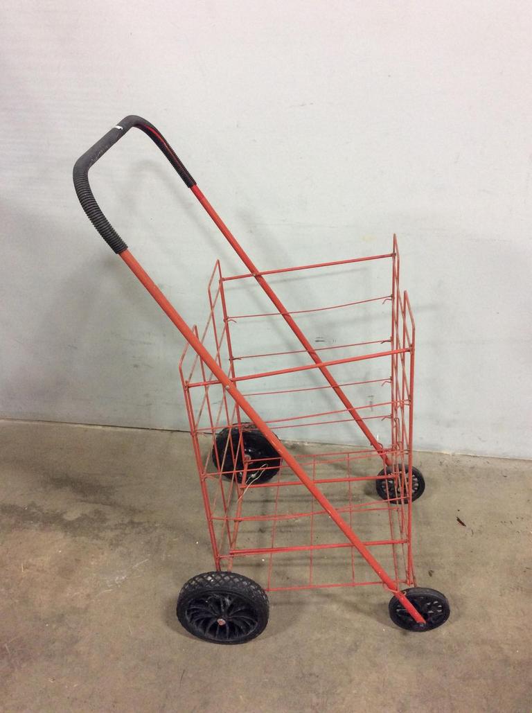 Auction Ohio Folding Wire Shopping Cart