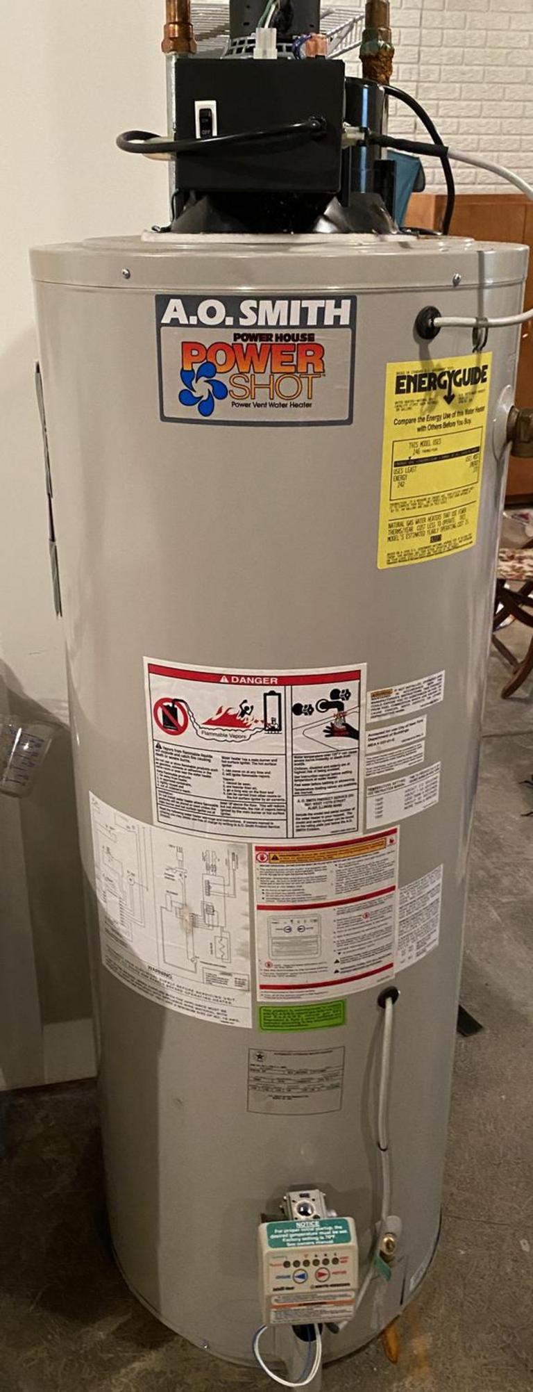 Auction Ohio | Power Shot Water Heater Tank