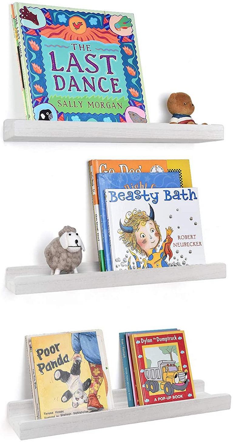 3 EMFOGO 17" LEDGE SHELVES