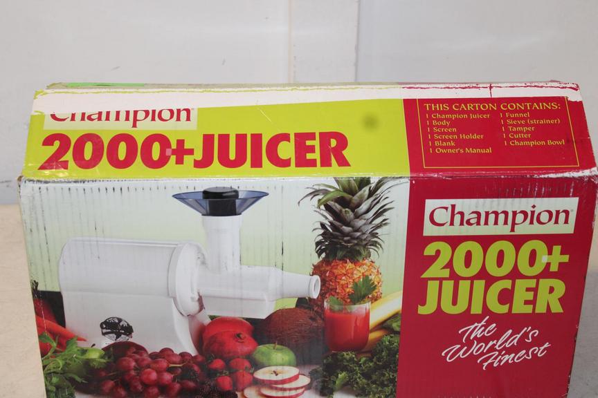 udarbejde is kit Auction Ohio | Champion Juicer