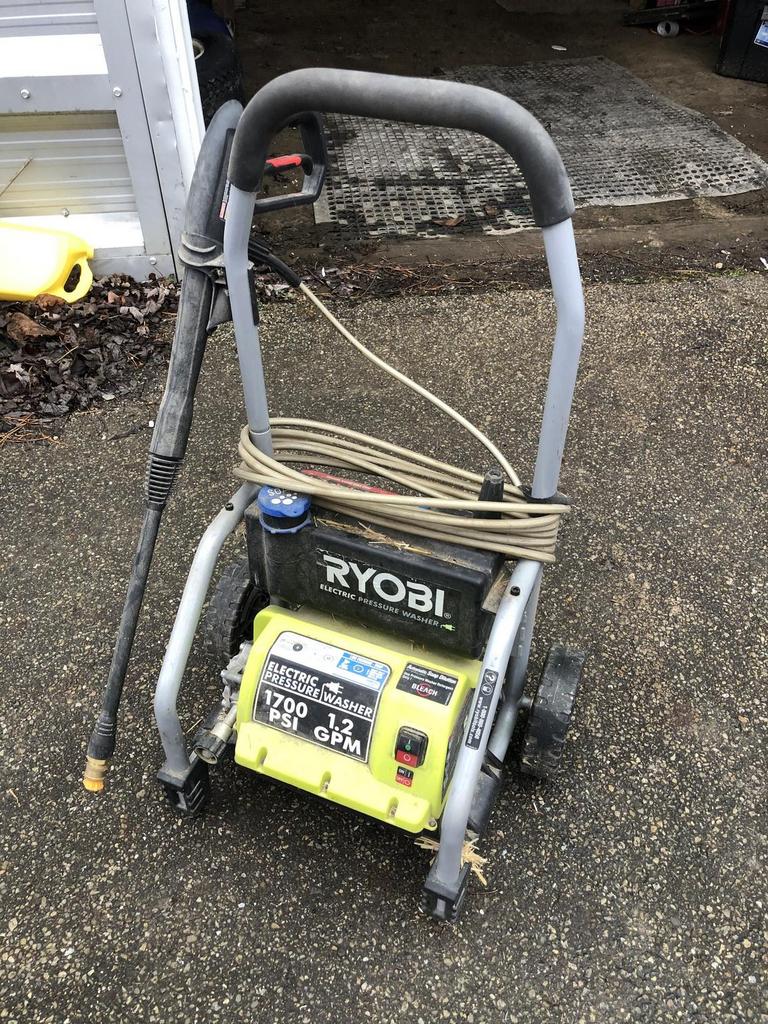 Ryobi electric pressure on sale washer 1700 psi