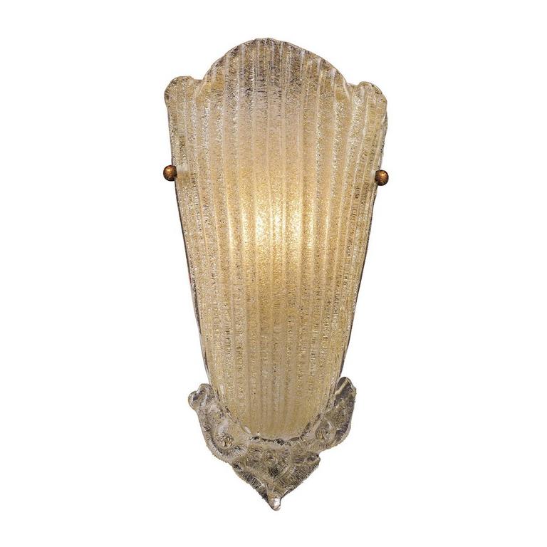 GOLD LEAF SCONCE