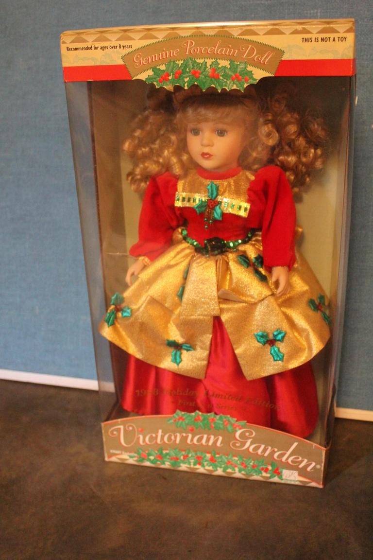 Victorian garden genuine porcelain hot sale doll