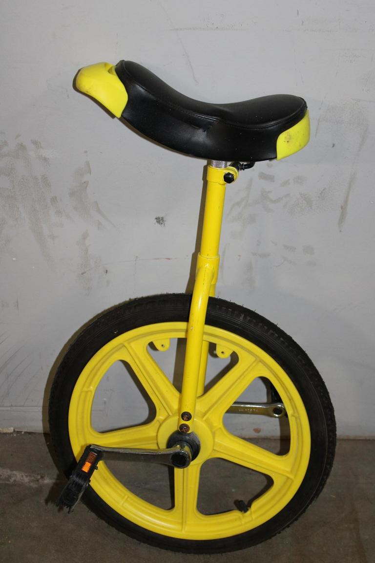Auction Ohio Yellow Unicycle