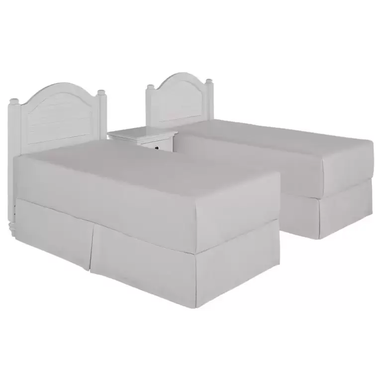 2 TWIN HEADBOARDS & NIGHTSTAND
