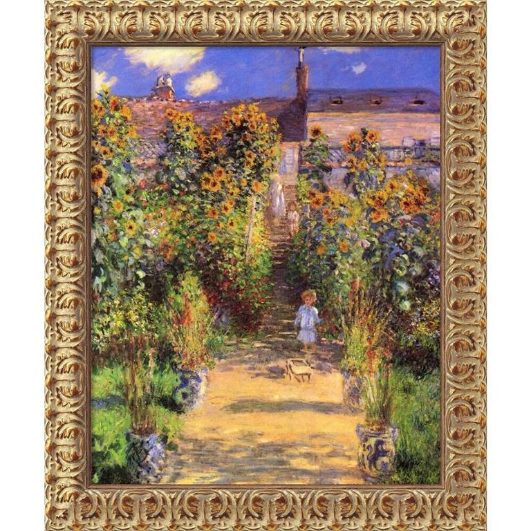 20" X 24" GARDEN AT VETHEUIL