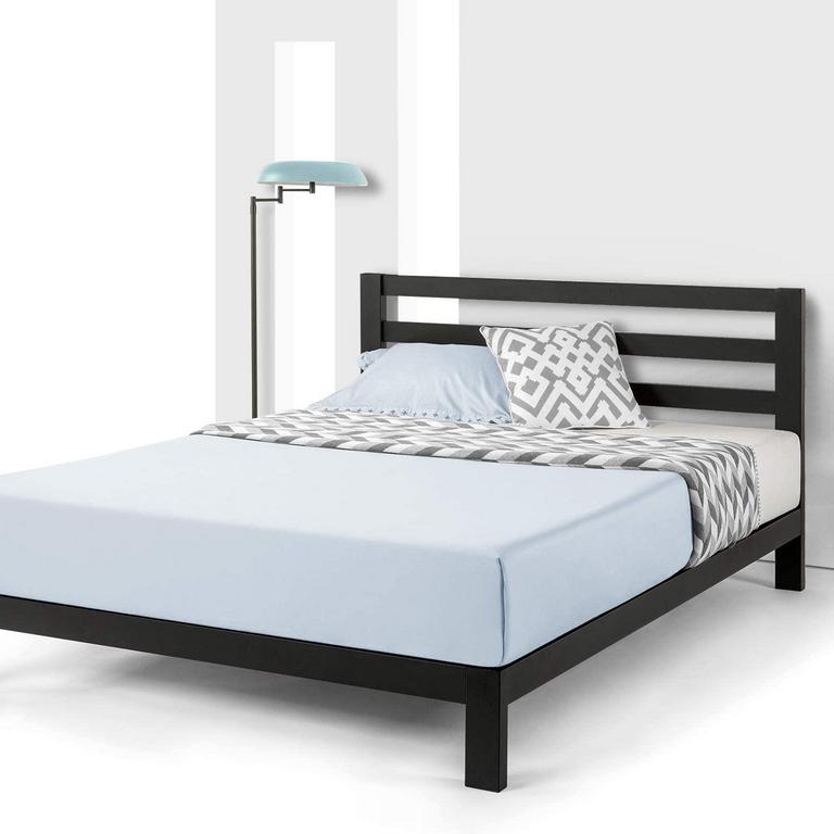 QUEEN METAL PLATFORM BED