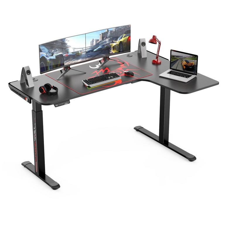 L-SHAPED GAMING DESK