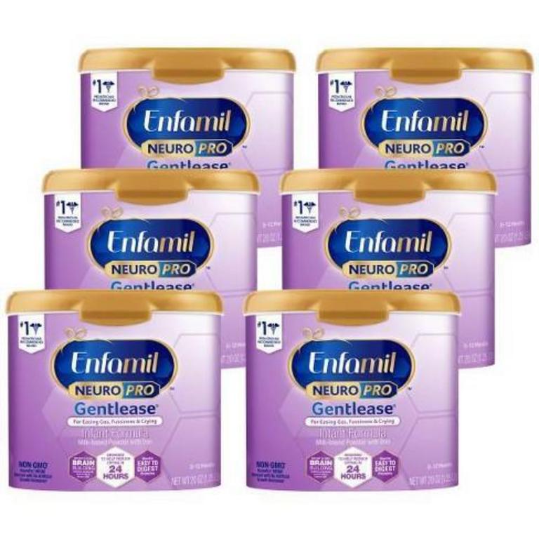 6 ENFAMIL 22-OZ FORMULA TUBS