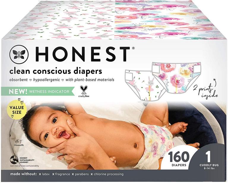 160 HONEST CO SZ-1 DIAPERS