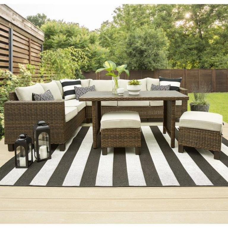 5-PC WICKER SOFA SET