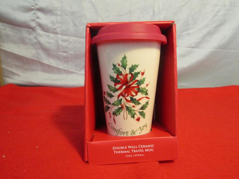 Auction Ohio Lenox Travel Mug