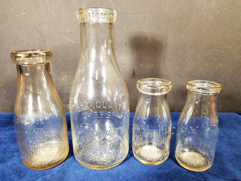 Auction Ohio Milk Bottles
