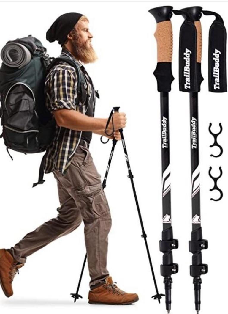 2 COLLAPSIBLE HIKING POLES