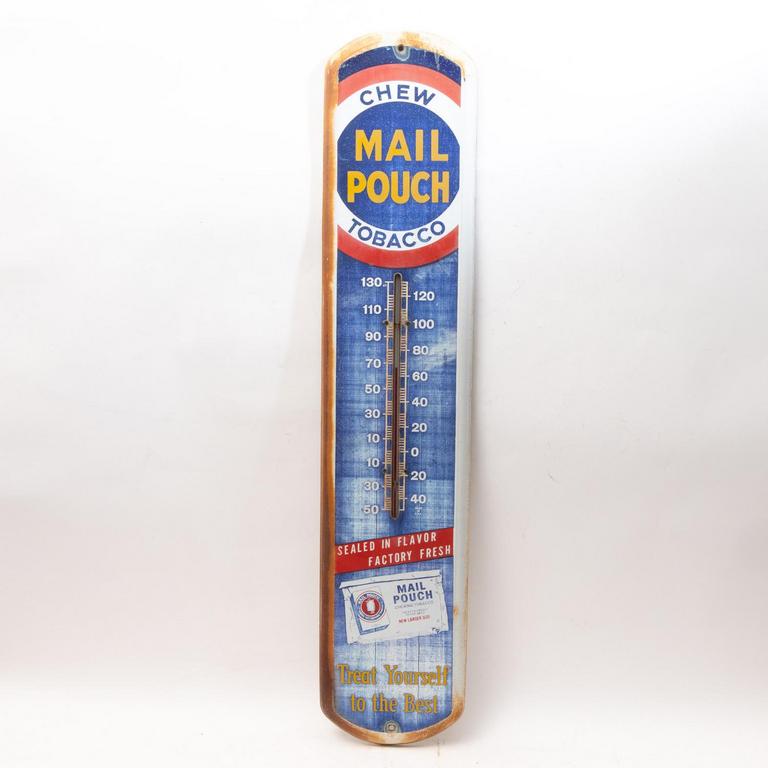 Auction Ohio Mail Pouch Thermometer
