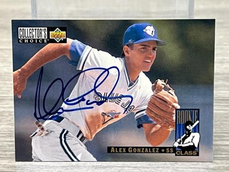 Auction Ohio Alex Gonzalez Autographed ROOKIE Card