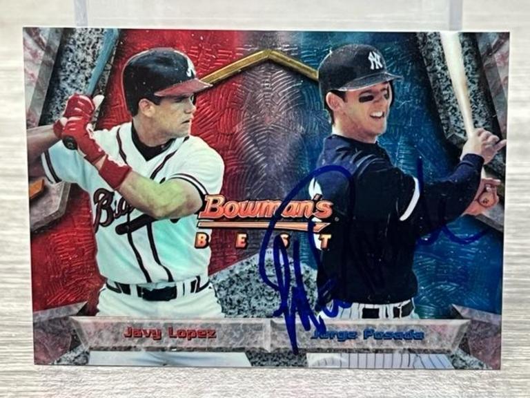 Auction Ohio Posada Autographed Baseball Card