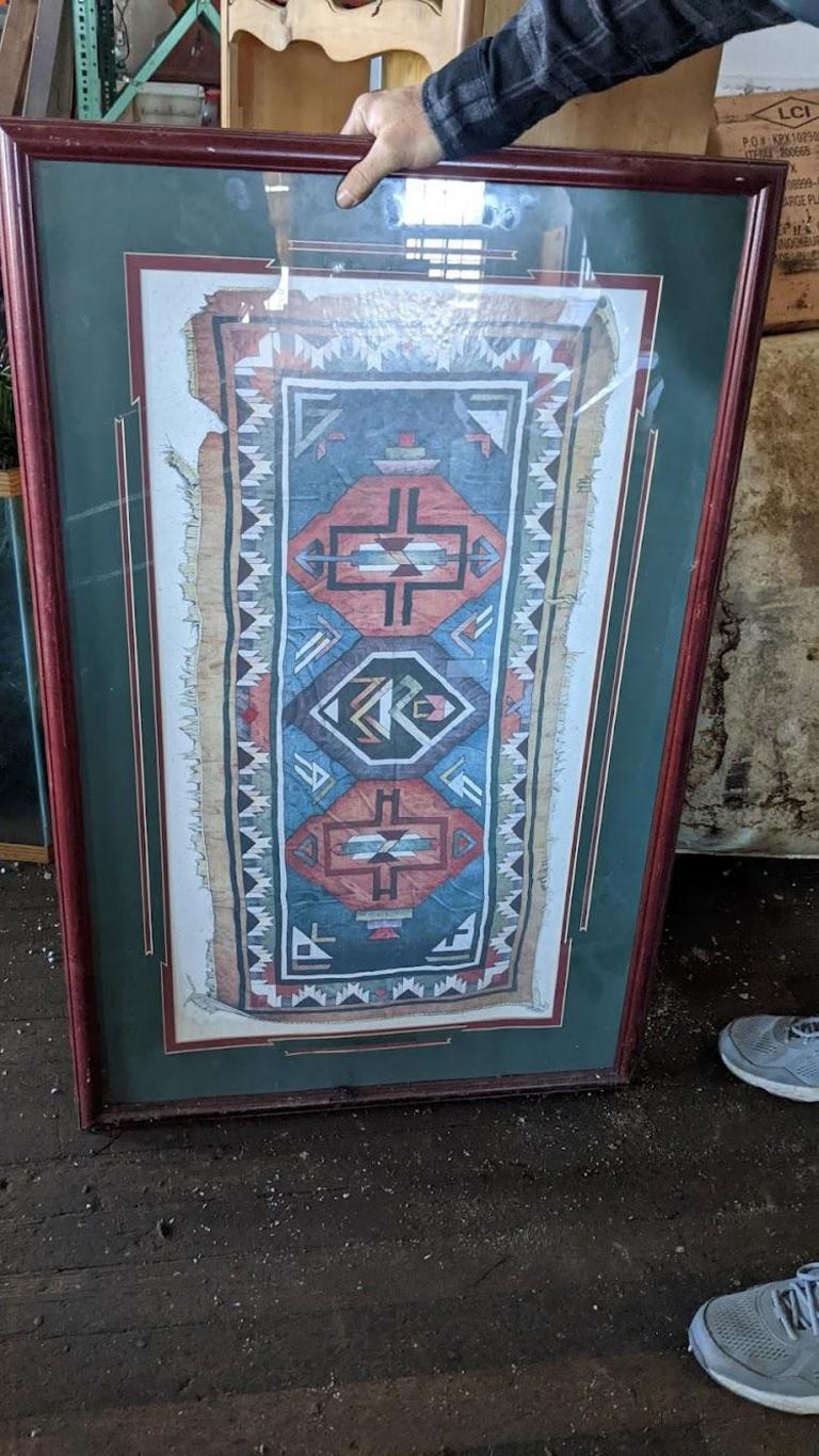 Auction Ohio Native American Blanket art