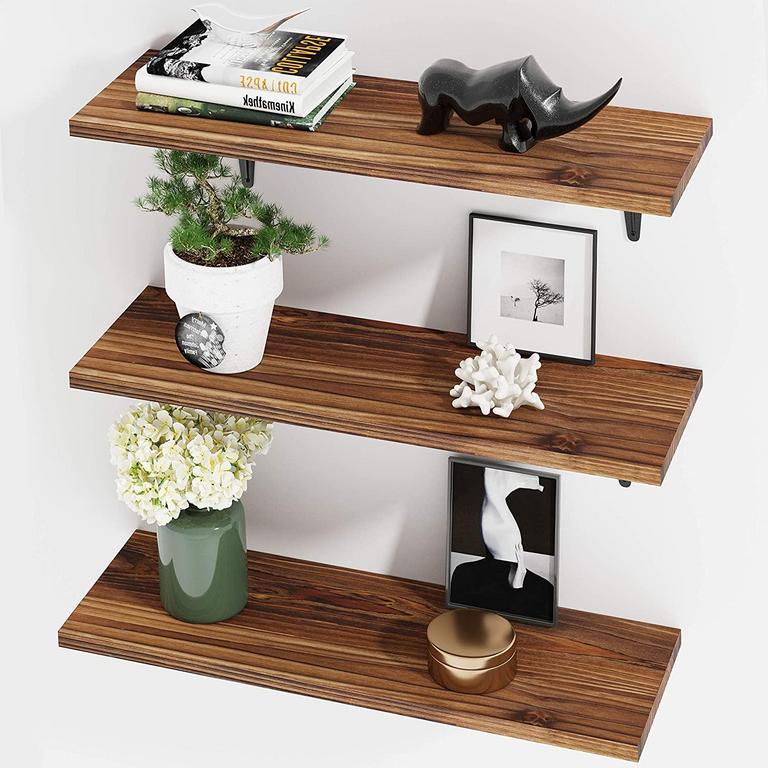 3 BAMEOS 16" FLOATING SHELVES