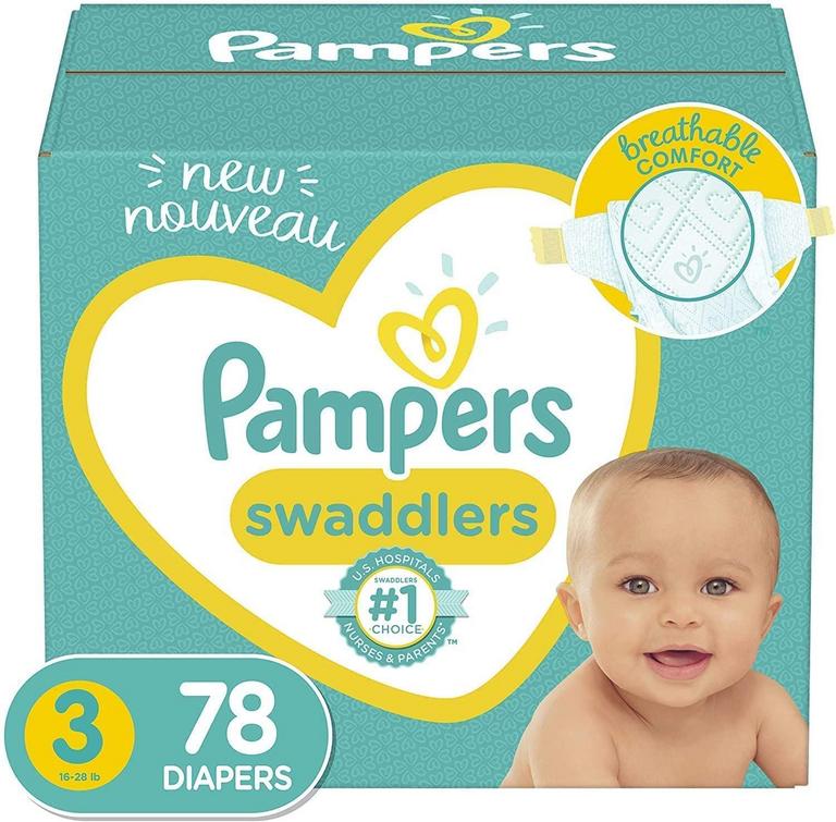 78  PAMPERS SIZE 3 DIAPERS
