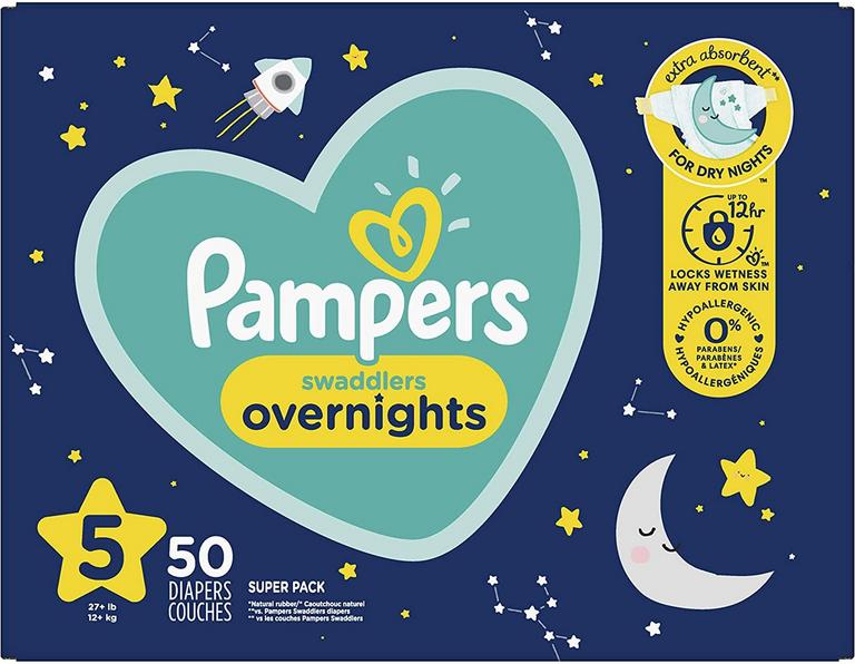 50 PAMPERS SZ-5 DIAPERS