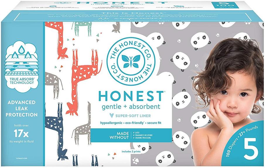100 HONEST SZ-5 DIAPERS