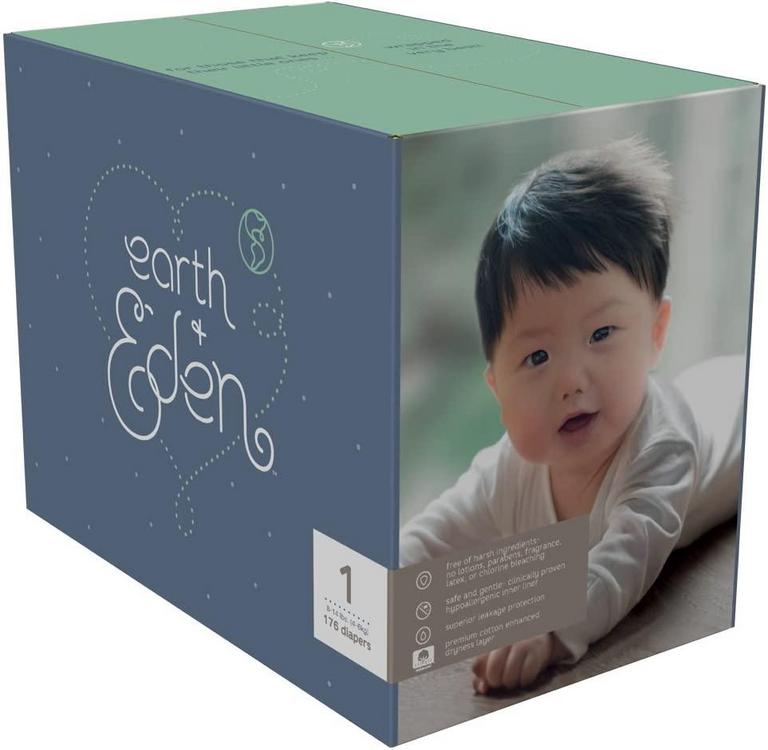 176 EARTH+EDEN SZ-1 DIAPERS