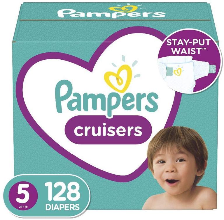 128 PAMPERS SZ-5 DIAPERS