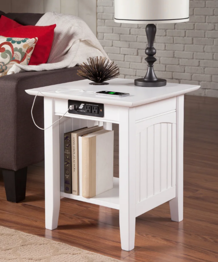 NANTUCKET CHARGING END TABLE