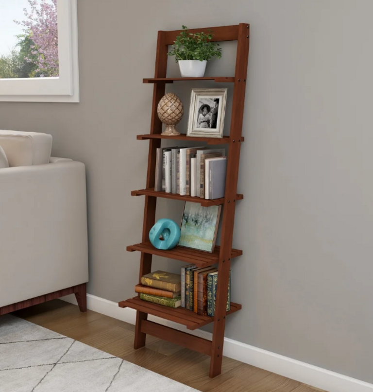 5-TIER LADDER BOOKSHELF