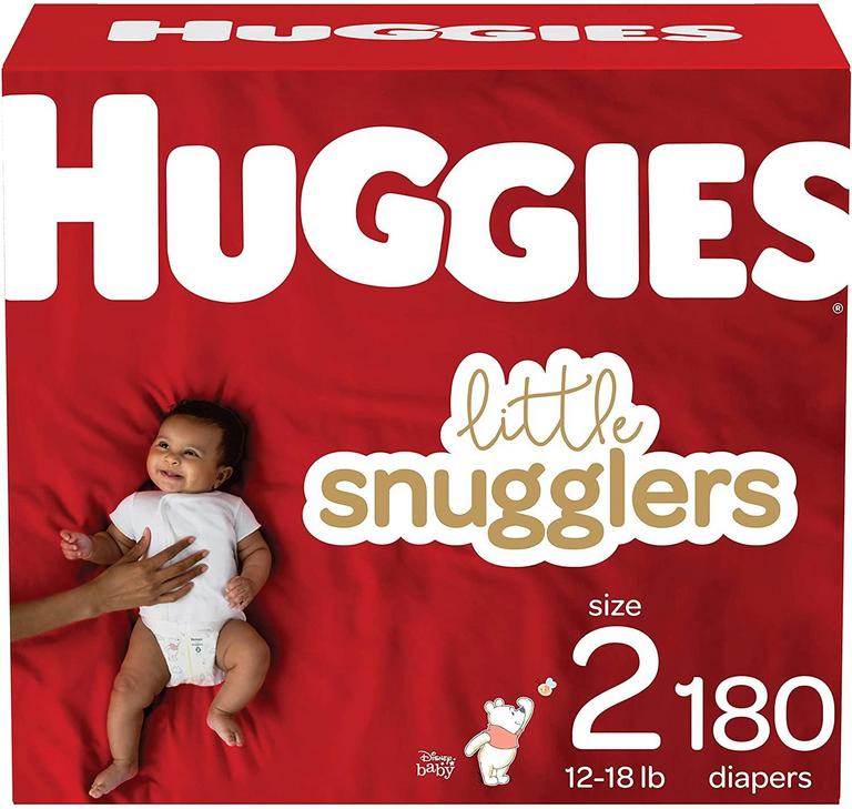 180 HUGGIES SZ-2 DIAPERS