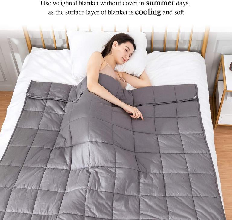 ANJEE 20-LB WEIGHTED BLANKET