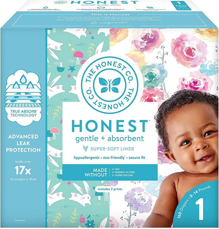 160 HONEST SZ-1 DIAPERS