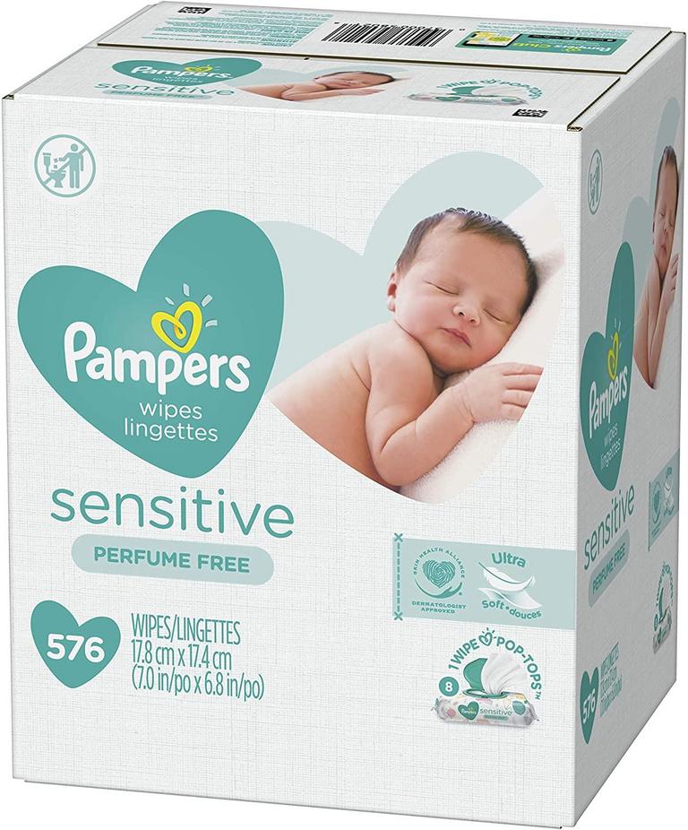 576 PAMPERS BABY WIPES
