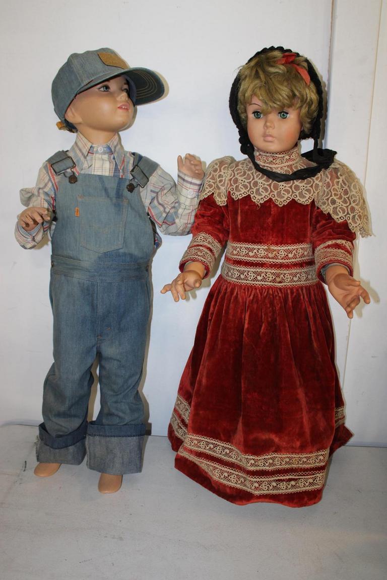 Large porcelain hot sale dolls