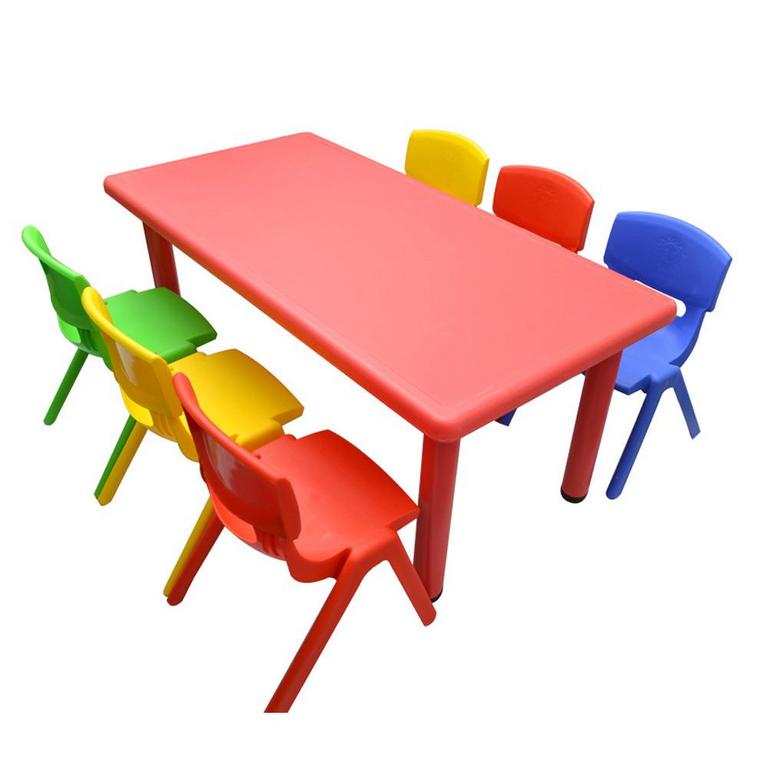 KIDS TABLE WITH 6 CHAIRS