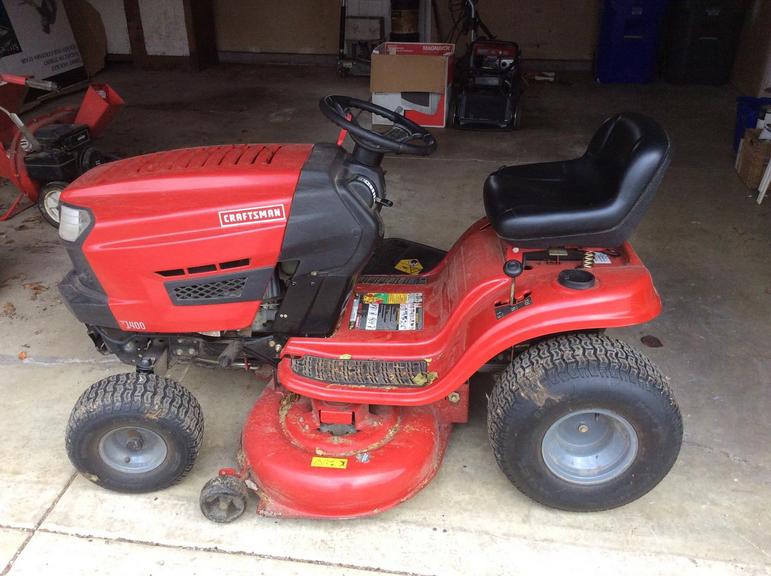 2016 craftsman riding deals mower