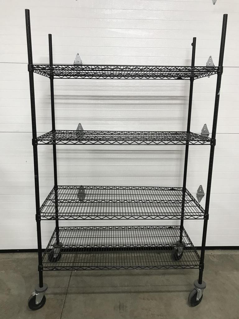 Auction Ohio 4Tier Metro Mobile Shelving Unit (Used)