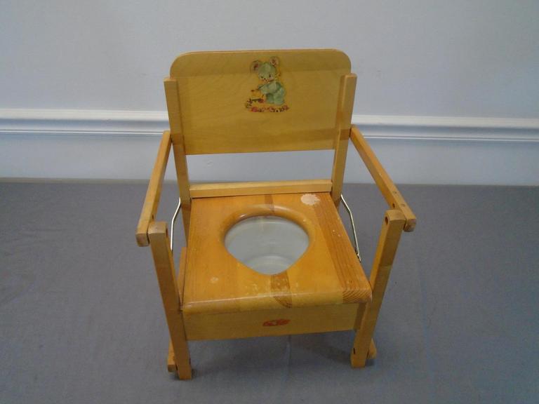 Old store potty chair