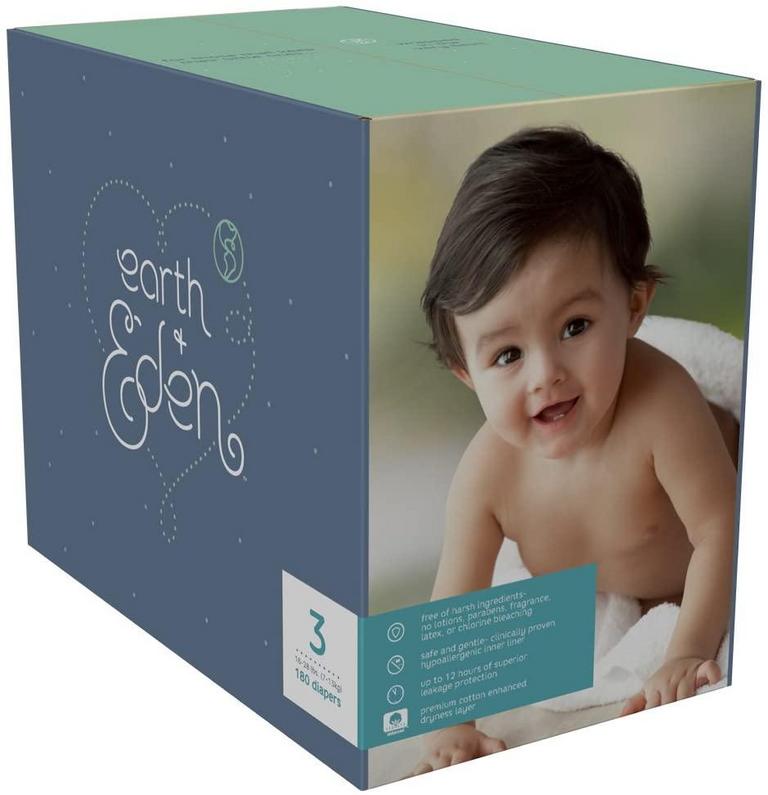 180 EARTH + EDEN SZ 3 DIAPERS