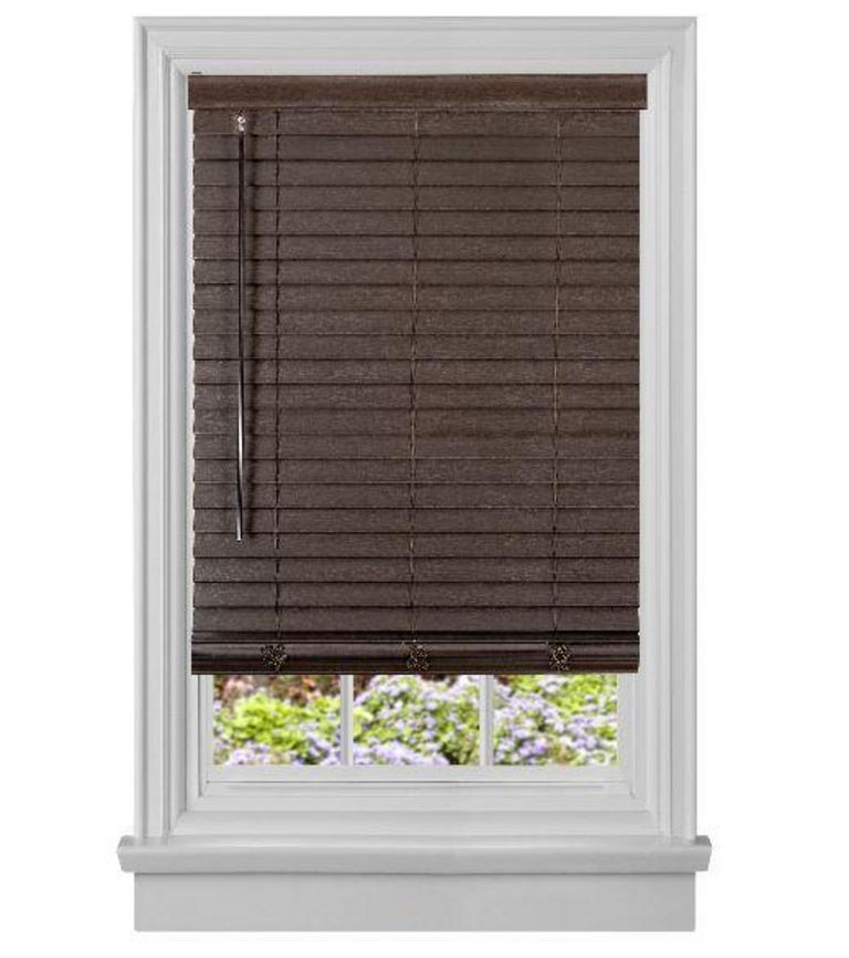 45" X 64" FAUX WOOD BLIND