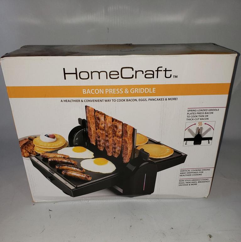 Auction Ohio Homecraft Bacon Press/Griddle