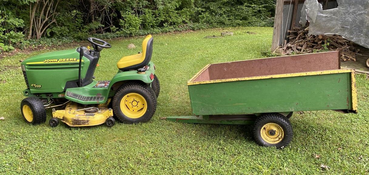 Gt235 john deere online mower