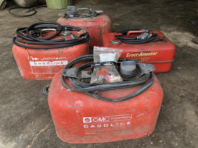 Auction Ohio Outboard Motor Gas Cans