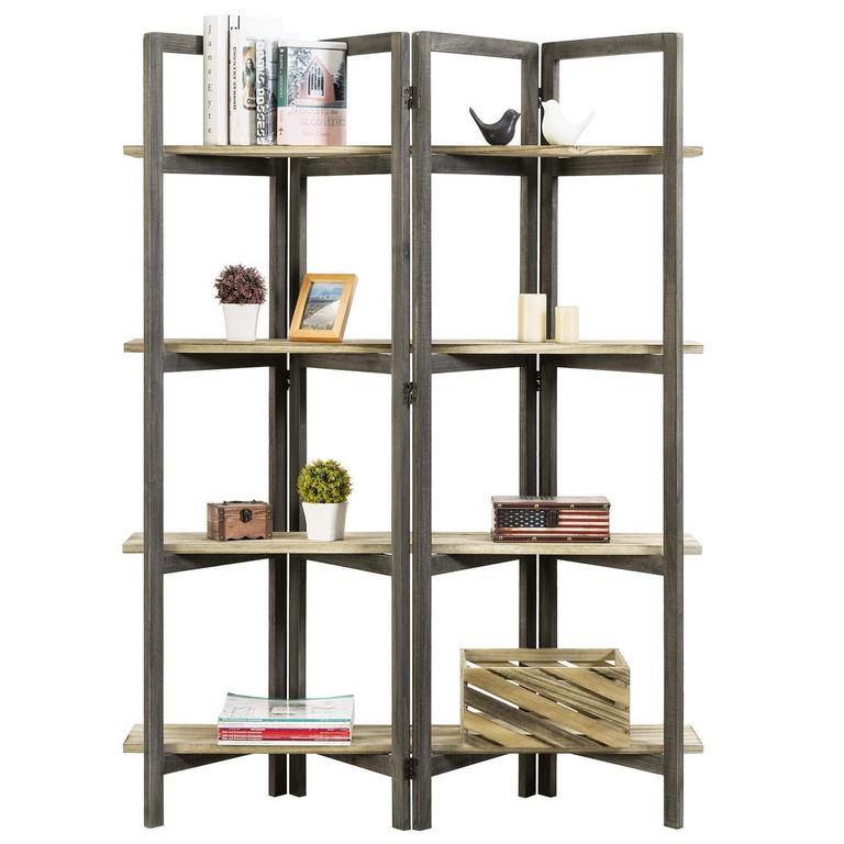 ROOM DIVIDER WITH SHELVES